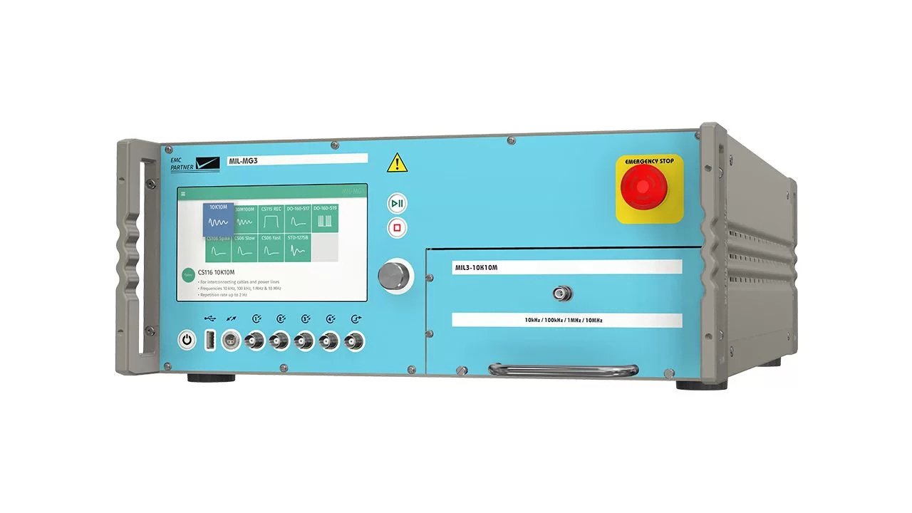 MIL-MG3 军标测试 MIL-STD-461 OR DO-160 TESTS